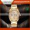 2016 New Promotional Gold Plated Men Quartz Wrist Watch Chenxi Brand Watch