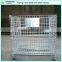 Zinc plated collapsible warehouse container