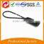 New design custom logo pvc zipper puller with nylon cord