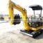 small excavator 1.8ton for sale with Japan imported engine,adjustable tracks,ROPS,cabin