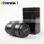 Black Micro Camera Stainless Steel Mug Lens Cup for Canon 10MM