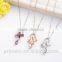 Fashion New Arrival Women Rhinestone Jewelry Butterfly Necklace Crystals