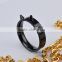 Fashion Woman Stainless Steel Gold Silver Black Rose Gold Rings Punk Spike Rivet Cone Jewelry