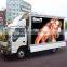 High quality outdoor xxx video truck used led display p6 full color moving truck ad screen