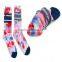 Tie dye printed socks,digital print socks, photo print socks