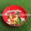 customized round plastic restaurant serving tray factory price