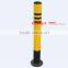 High Quality Warning Post Yellow & Black Stainless Steel