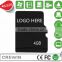 High speed full storage Micro Tf/sd Card, Micro 4GB SD card,micro 4GB sd card,micro memory sd card 4gb.