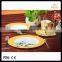 hotsale fine porcelain 16pcs round decal dinner set