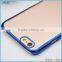 hot selling electroplating transparent pc back cover phone case for iPhone 6 6s