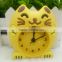2015 newest lovely customized cartoon character luminous cheap silicone decoration table clock