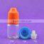 5-60ML Empty PET Plastic e-juice Dropper Bottles with Childproof Cap