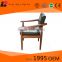 Wholesale single high wooden cafe chair sofa for sale