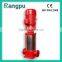 water pressure booster pump for fire fighting and water supply