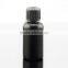 high quality 50ml black dropper bottle with golden cap at good price