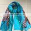 New Arrival Custom Design Silk Screen Print Polyester Scarf