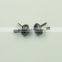 Metal 11mm Round Spot/Bottom Stud with prongs for handbag foot