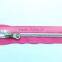 5# nylon zipper silver teeth zipper close end with thumb puller zipper plastic bottom stoper coate zipper
