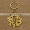 Promotion gifts custom cut out metal keychain