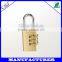 Yiwu Factory Direct 74MM padlock outdoor safe brass padlock with combination lock