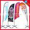 Hot selling weatherproof display teardrop banner