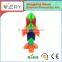 Colour recognition Pre-school Learning safe magnetic construction 3d Puzzle Plastic Toy