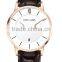 China Slim Mens White Quartz Movement Clock