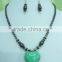 Contemporary promotional flower bubblegum statement necklace