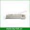 MIni industrial 0.45mm short stroke ip65 usb metal keyboard with trackball