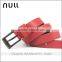 Wholesale price fashion designer ladies full grain pu leather belt brands