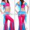 SWEGAL belly dance costume for sale,belly dance fashion gauze training costume SGBDT14009