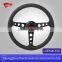 350mm fashionable popular racing car suede/pvc/leather/carbon pvc/pu steering wheels