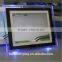Advertisement acrylic led photo frame light box cosmetic picture frame