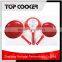 Aluminium Colored Non Stick Coating gas frying pans