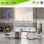 Portable Workstation Laptop Desk Table Middle Desktop Partition Workstation for Four People