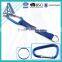 Custom Polyester Short Carabiner Keychain Lanyard For Selling