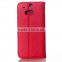 Automatic closing Litch genuine leather cover for HTC One M8