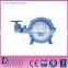 D343X type soft seal eccentric butterfly valve