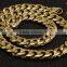 In Stock Factory Wholesale Gold Necklace with Party Jewelry 18K Gold Chain 15 MM Width Stainless Steel Cuban Link Chain                        
                                                Quality Choice