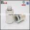 15/30/50/120ml bright white aluminum ring acrylic plastic bottle perfume essential oil dropper cap