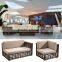 2016 latest design PE round rattan material living room sofa set