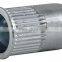Open or closed end KNURLED blind rivet nuts with dome-, countersunk- + small counters.head in alu, steel, stainless steel A2