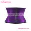 Hot selling shiny purple latex waist trainer body shaper corset slim                        
                                                                                Supplier's Choice