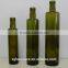 different color olive oil glass bottles in different capacity