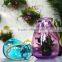 different size frosted / clear hanging glass candle jar for home decoration