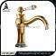 Long lifetime Stable performance bathroom gold/rose gold basin faucet