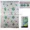 new design and luxury Fishes Design PEVA Shower Curtain with resin hooks