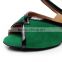New Hot women pumps Green Plush Velvet Latin dance shoes Peep Toe Suede Ballroom dancing shoes Salsa Tango shoes