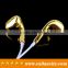 the Best present for friends Custom 24kt gold In-ear Headphones with microphones
