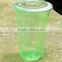 Colorful cup manufacturer 7oz/10oz/12oz/16oz/20oz/24oz Colorful Transparent PET Beverage Cup